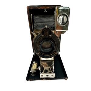 Vintage Eastman Kodak Premo Film No. 1 Folding Camera w/ B&L Lens Antique Photo